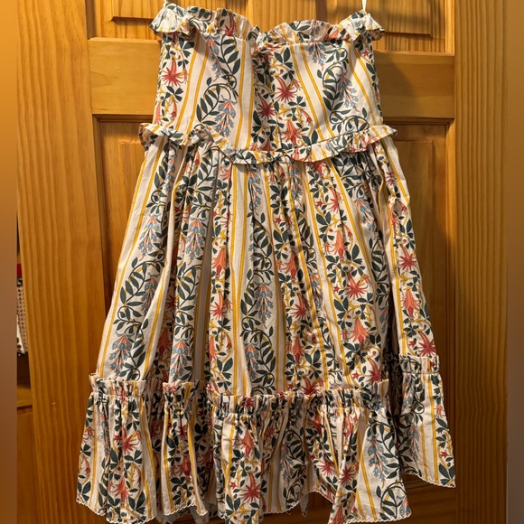 AGUA BY AGUA BENDITA Rosa Floral Strapless Mini Dress - Picture 7 of 8